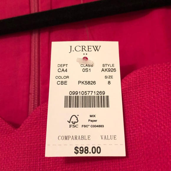 🆕 J Crew Pink Dress - Picture 6 of 8